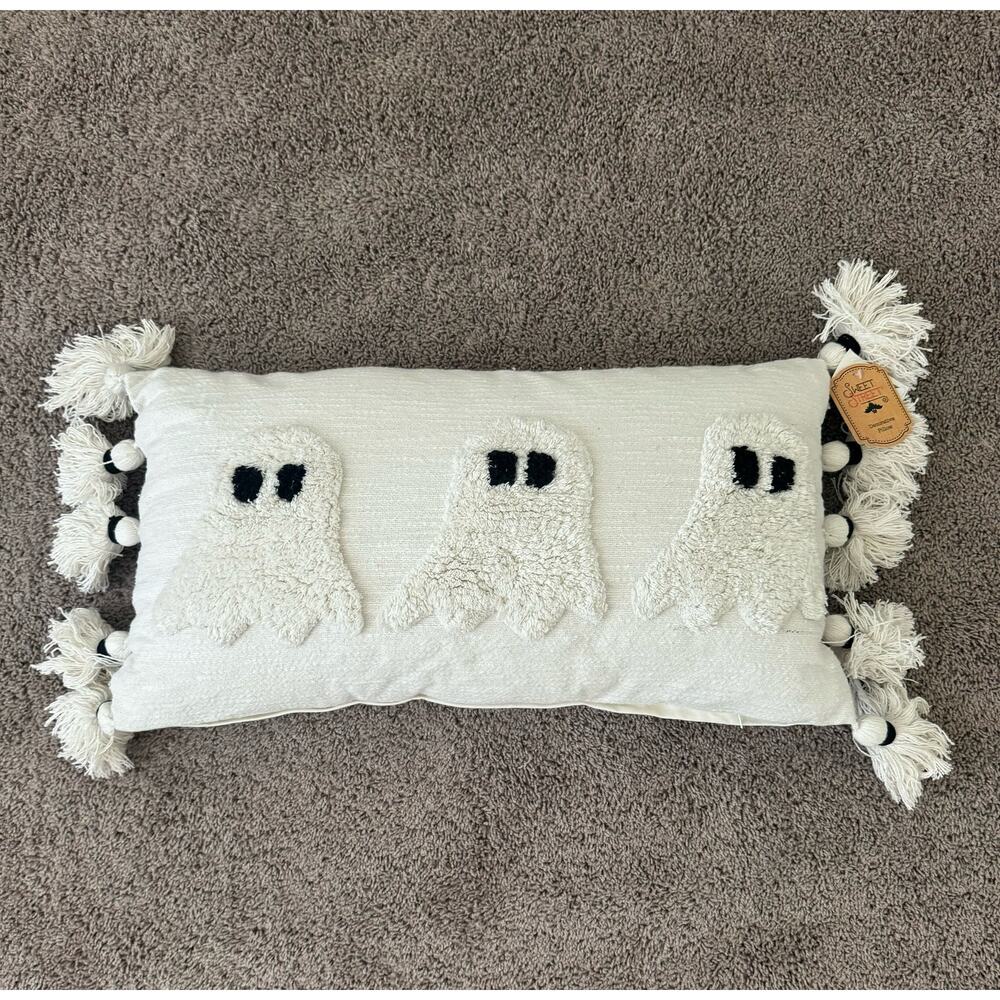 NWT Sweet Street Decorative Pillow White